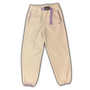 Champion Women's White and Purple Joggers